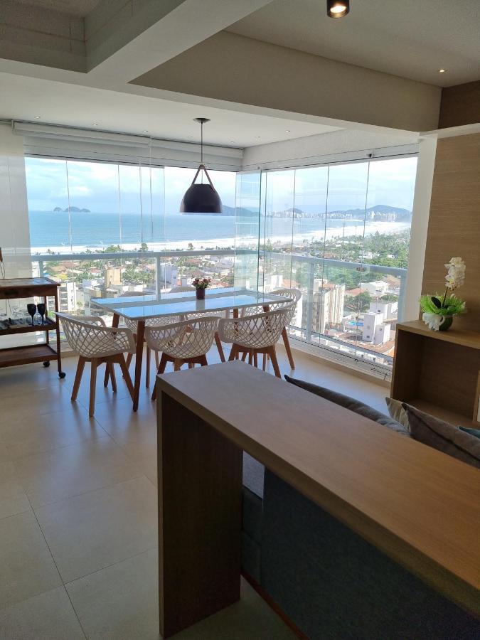 Apartamento Sol Dourado Vista Mar Guaruja Enseada Kültér fotó