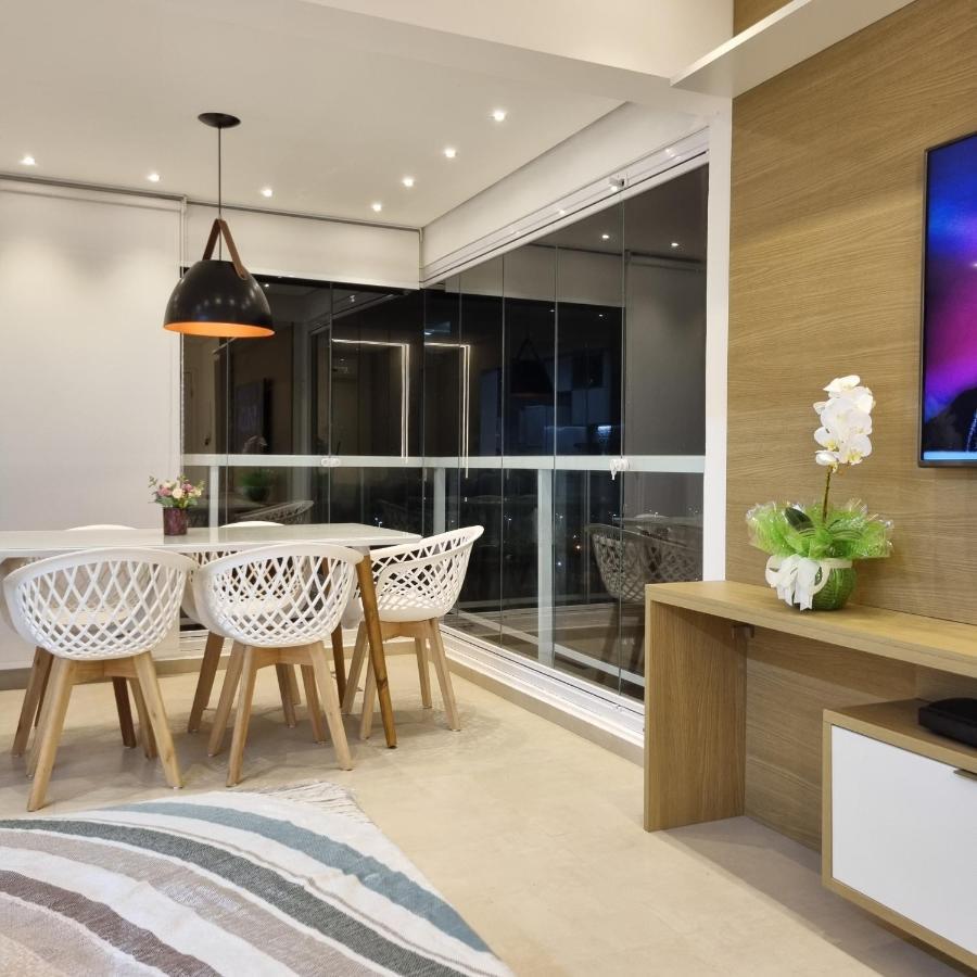 Apartamento Sol Dourado Vista Mar Guaruja Enseada Kültér fotó